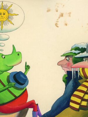 The journey of Mr Dragon. Illustration design.