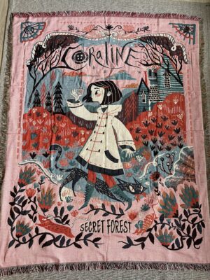 Tapestry blanket "Coraline – Secret Forest"