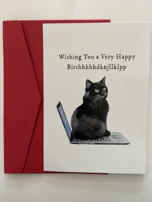 Meowy Birthhsdghsd Card