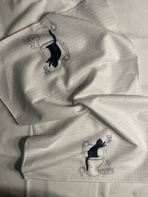 Soft bathroom/toilet towel