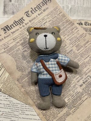 "Teddy Bear Student" Brooch