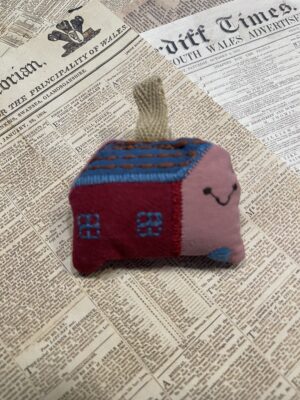 "Little Cheerful House" Brooch